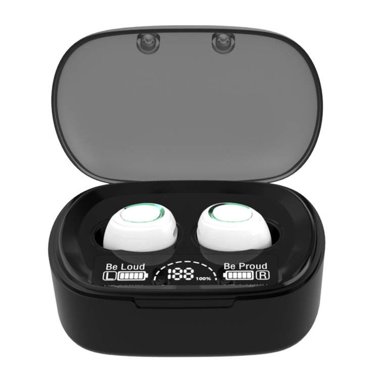 IP6D9542W.jpg MD06 Mini Wireless Earbuds with Digital Display, IPX3, 1200 mAh Case