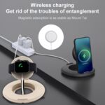 2-in-1 Silicone Stand for iPhone and Apple Watch Chargers, Telescopic - Image 7