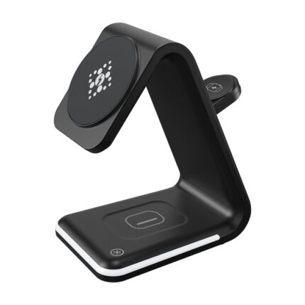 B17 3-in-1 Magnetic Wireless Charging Stand, 15W