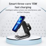 B17 3-in-1 Magnetic Wireless Charging Stand, 15W - Image 4