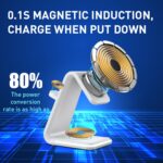 B17 3-in-1 Magnetic Wireless Charging Stand, 15W - Image 7