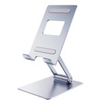 R-JUST SJ33 Aluminium Folding Phone and Tablet Stand, Dual Hinge
