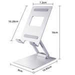 R-JUST SJ33 Aluminium Folding Phone and Tablet Stand, Dual Hinge - Image 2