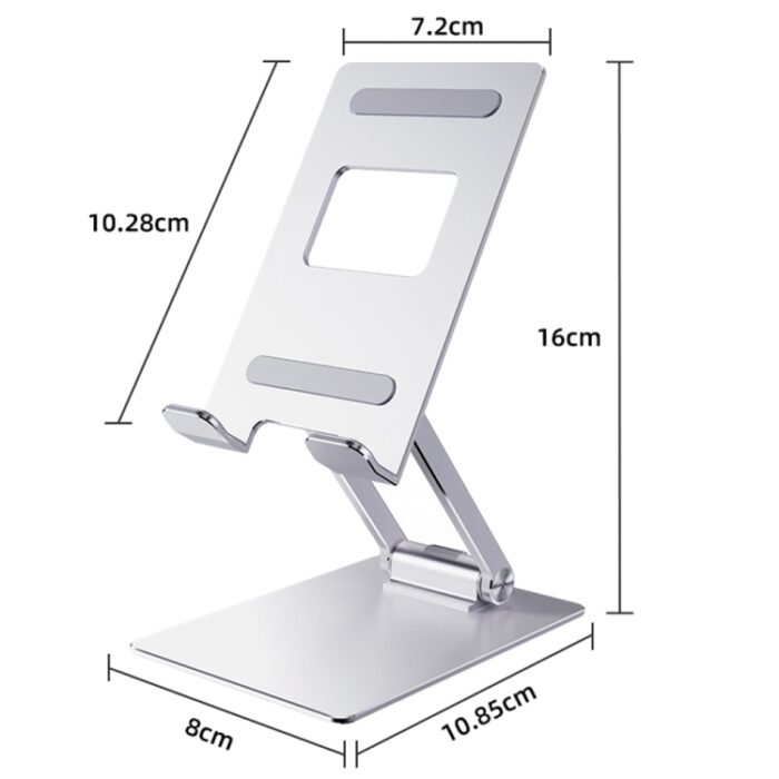 R-JUST SJ33 Aluminium Folding Phone and Tablet Stand, Dual Hinge - Image 2