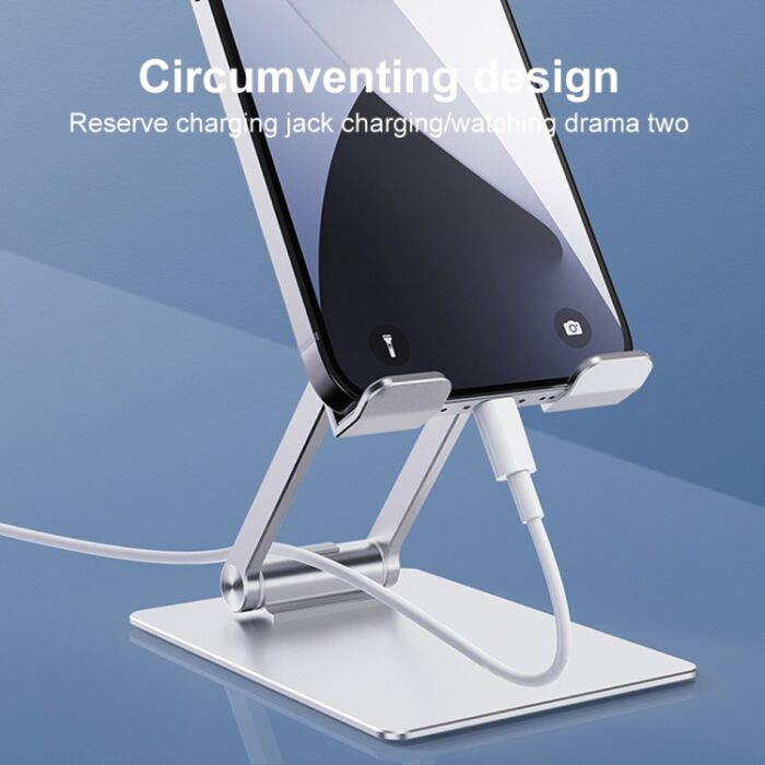 R-JUST SJ33 Aluminium Folding Phone and Tablet Stand, Dual Hinge - Image 4