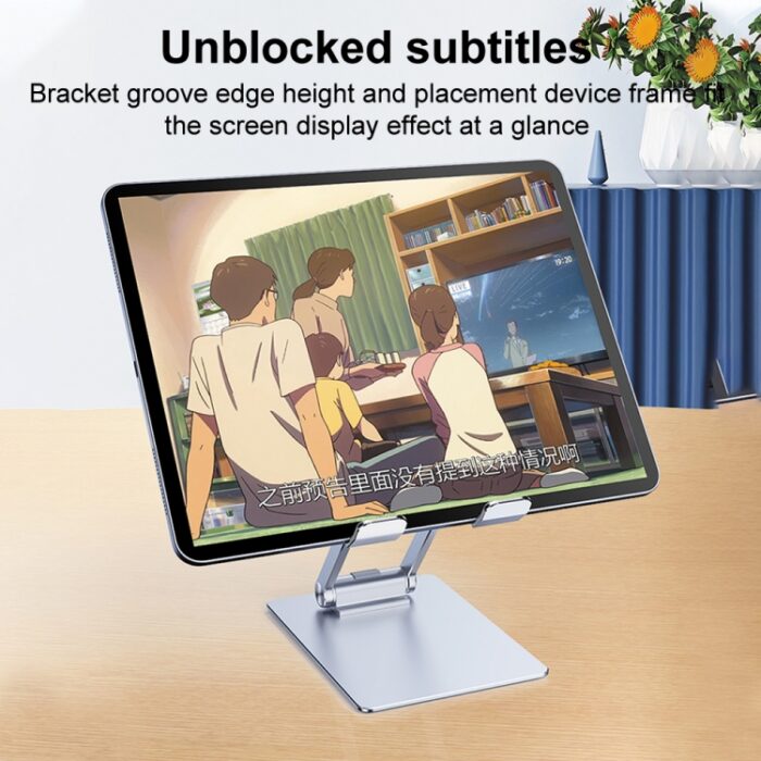 R-JUST SJ33 Aluminium Folding Phone and Tablet Stand, Dual Hinge - Image 7