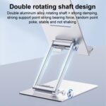 R-JUST SJ33 Aluminium Folding Phone and Tablet Stand, Dual Hinge - Image 8