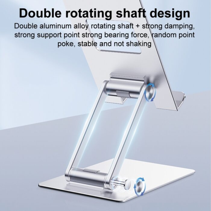 R-JUST SJ33 Aluminium Folding Phone and Tablet Stand, Dual Hinge - Image 8