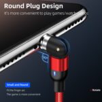 3-in-1 Magnetic Rotating Charging Cable, Lightning, USB-C, Micro USB - Image 8