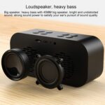 AEC BT501 Bluetooth Speaker Alarm Clock with Mirror LED Display - Image 11