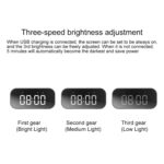 AEC BT501 Bluetooth Speaker Alarm Clock with Mirror LED Display - Image 5