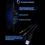 KOTION EACH G2000 Over-Ear Gaming Headset with Mic and LED - Image 18