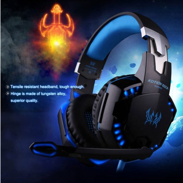 KOTION EACH G2000 Over-Ear Gaming Headset with Mic and LED - Image 10