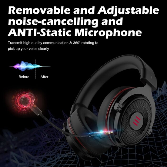 EKSA E900 Pro 7.1 USB Gaming Headset with Noise-Reducing Mic - Image 5
