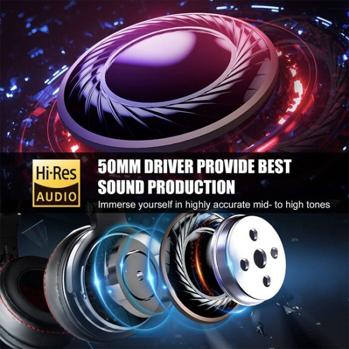 OneOdio Pro-50 Wired Hi-Fi Studio Headphones with 50mm Drivers - Image 4