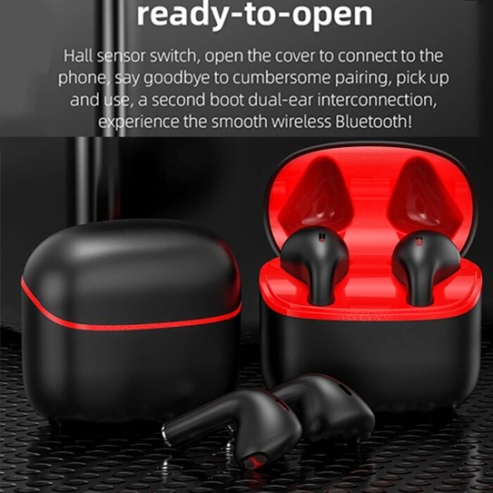 JM12 Wireless Sports Earbuds, In-Ear Detection, Wireless Charging Case - Image 4