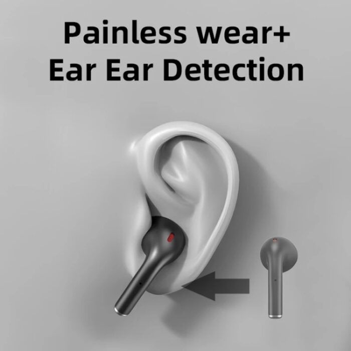 JM12 Wireless Sports Earbuds, In-Ear Detection, Wireless Charging Case - Image 8