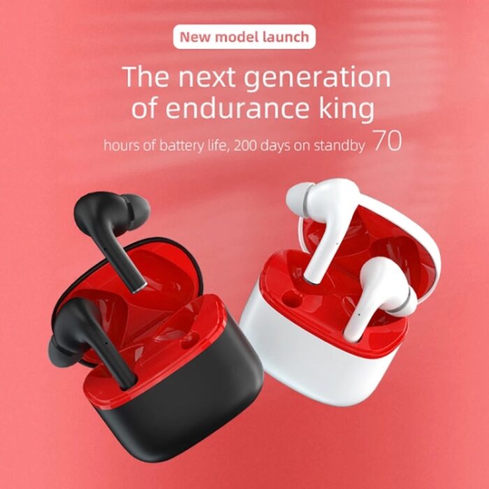 JM13 Wireless Sports Earbuds, In-Ear Detection, Wireless Charging Case - Image 3