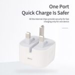 A2344 20W USB-C PD Folding Travel Charger with USB-C Cable, UK Plug - Image 6