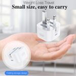 A2344 20W USB-C PD Folding Travel Charger with USB-C Cable, UK Plug - Image 7