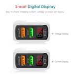 F002C 20W QC3.0 USB Fast Charger with LED Display and Micro USB Cable, UK Plug - Image 4