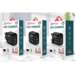 F002C 20W QC3.0 USB Fast Charger with LED Display and Micro USB Cable, UK Plug - Image 8