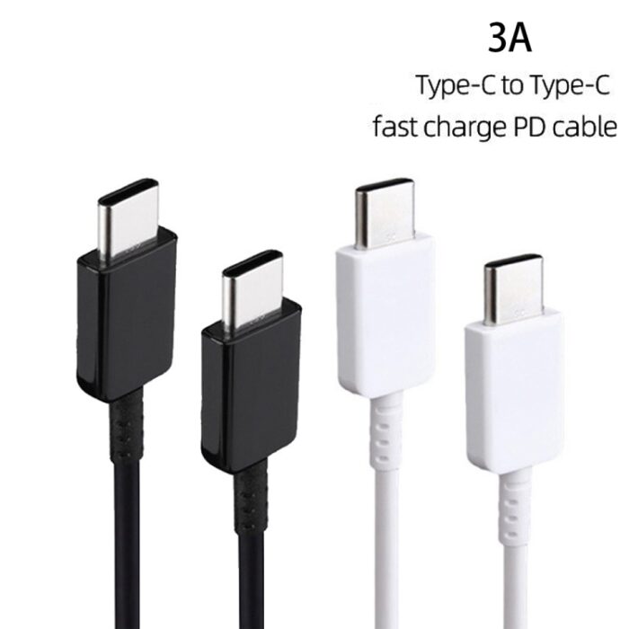 5 Pack USB-C to USB-C 3A Charging Cables, 1m - Image 3