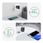 25W PD and QC3.0 Dual-Port Fast Charger with Micro USB Cable, UK Plug - Image 4