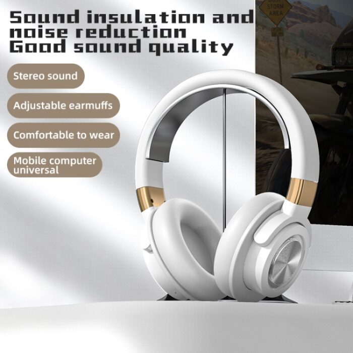 A51 Wireless Bluetooth HiFi Stereo Headphones with Mic - Image 3