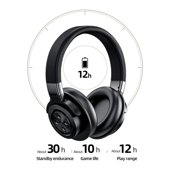 A51 Wireless Bluetooth HiFi Stereo Headphones with Mic - Image 7