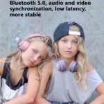 BT06C+ Kids Wireless Bluetooth Headphones with Mic & LED Light - Image 4