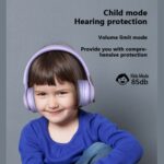 BT06C+ Kids Wireless Bluetooth Headphones with Mic & LED Light - Image 5
