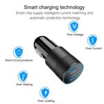 Dual USB-C PD 40W Car Charger with USB-C to Lightning Cable - Image 5