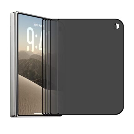ENKAY Full-Screen Privacy Tempered Glass for iPhone, 5-Pack