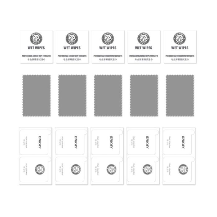 ENKAY Full-Screen Privacy Tempered Glass for iPhone, 5-Pack - Image 6