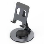 019 Aluminium Desktop Phone and Tablet Holder, 360-Degree, 4.7 to 12 inch