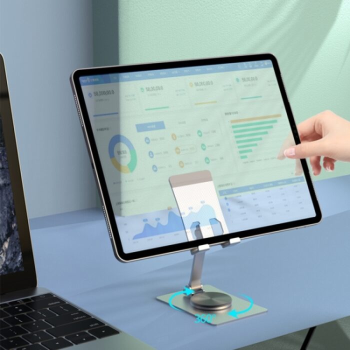 Aluminium Adjustable Folding Phone and Tablet Stand, 4.7 to 12 inch - Image 3