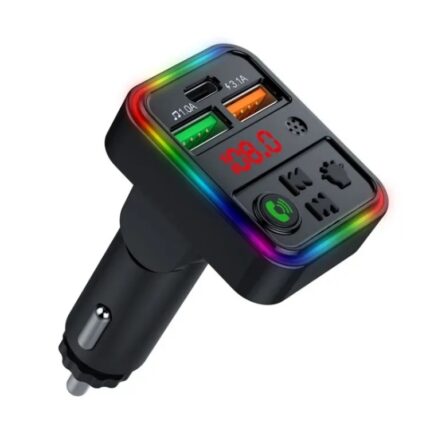 P18 Dual USB Bluetooth Car Kit with FM Transmitter & Hands-Free