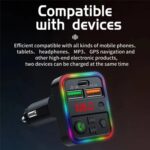 P18 Dual USB Bluetooth Car Kit with FM Transmitter & Hands-Free - Image 5