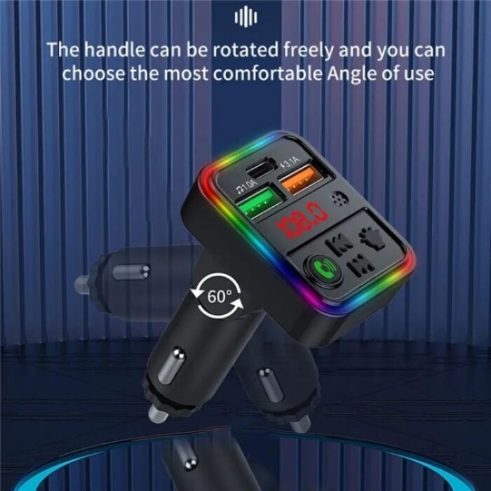 P18 Dual USB Bluetooth Car Kit with FM Transmitter & Hands-Free - Image 6