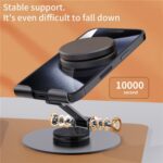 YY-027 Foldable Desktop Phone and Tablet Holder, 360-Degree Rotating Metal Stand - Image 6