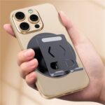 YY-027 Foldable Desktop Phone and Tablet Holder, 360-Degree Rotating Metal Stand - Image 7