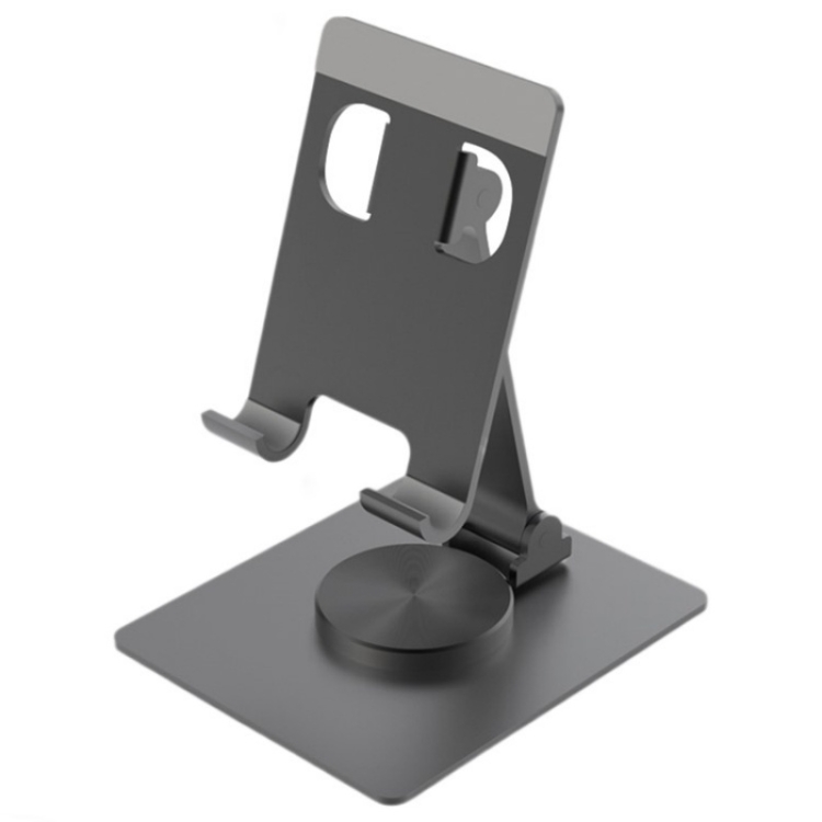 SYA002610801A.jpg YY-022 Aluminium Desktop Phone and Tablet Holder, 360-Degree, up to 12.9 inch