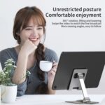 YY-022 Aluminium Desktop Phone and Tablet Holder, 360-Degree, up to 12.9 inch - Image 5