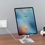 Adjustable Folding Aluminium Laptop and Tablet Stand, Ventilated - Image 4