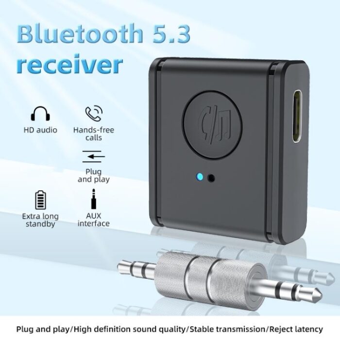 B1 Bluetooth 5.3 AUX Receiver for Car, HiFi & Hands-Free - Image 2
