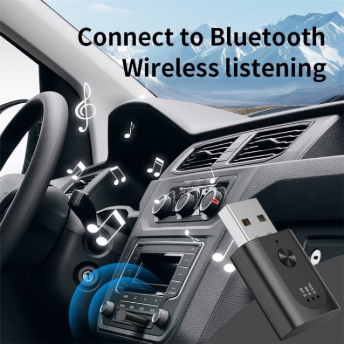 M08 USB Bluetooth 5.3 Car Adapter for Hands-Free Calls & Music - Image 4