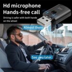 M08 USB Bluetooth 5.3 Car Adapter for Hands-Free Calls & Music - Image 5