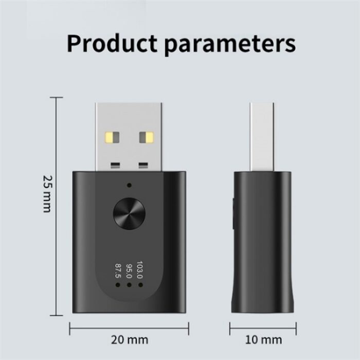 M08 USB Bluetooth 5.3 Car Adapter for Hands-Free Calls & Music - Image 8