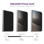ENKAY 28-Degree Privacy Tempered Glass for iPhone, 9H, Single - Image 3